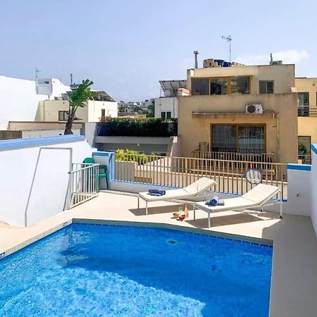 Pool & Sea Merill Apartments Mellieha Ngoại thất bức ảnh